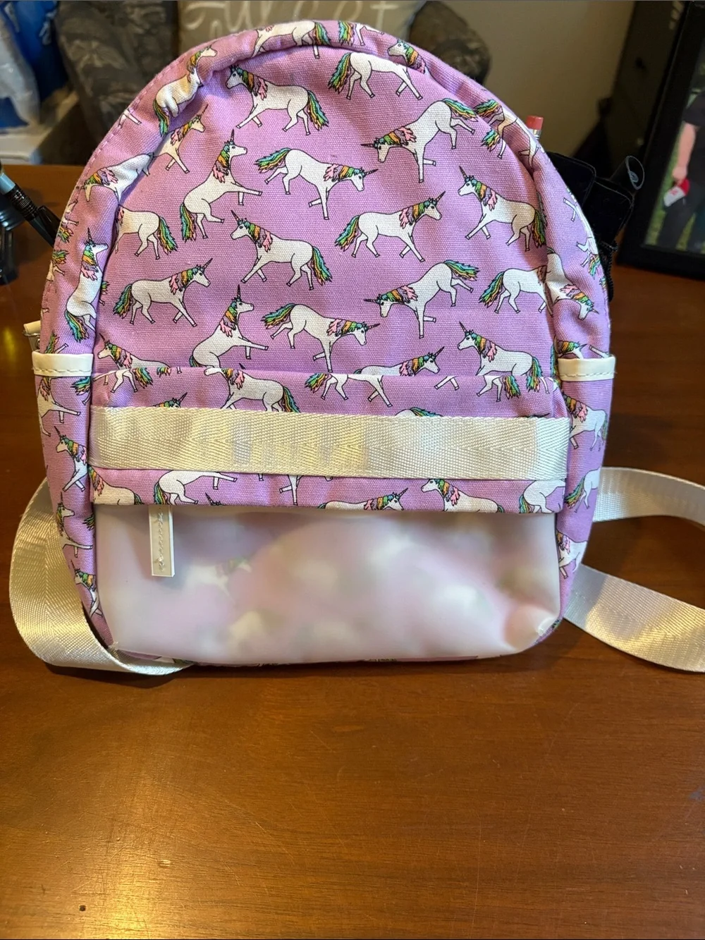 NOBO Kids Unicorn Mini Backpack - Lavender & White
